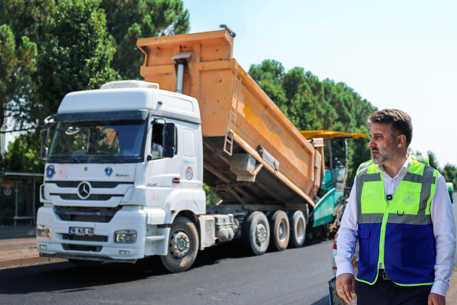 Panayır'a 8 Bin 500 Ton Asfalt